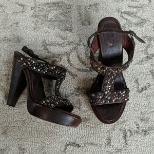 Frye Embellished Sandals